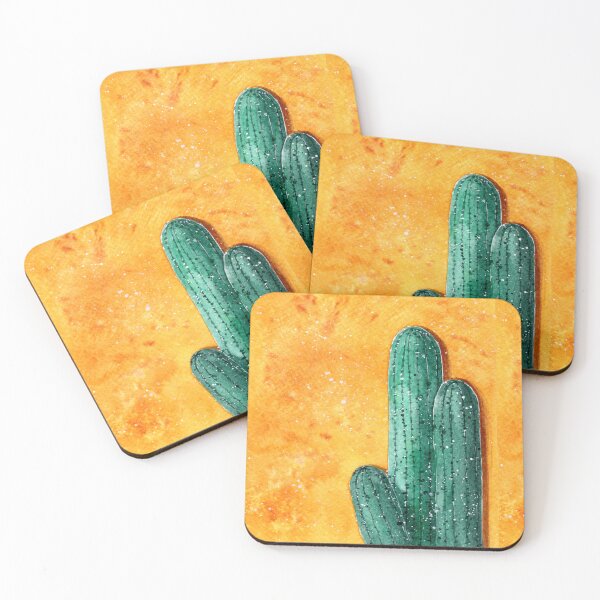 Item preview, Yellow Summery Cacti - Watercolour Painting designed and sold by Pattokarts.