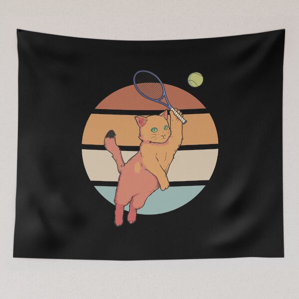 Item preview, tennis cat designed and sold by DerSenat.