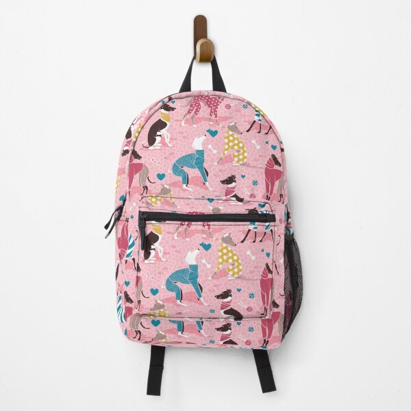 Item preview, Greyhounds dogwalk // pastel pink background designed and sold by SelmaCardoso.