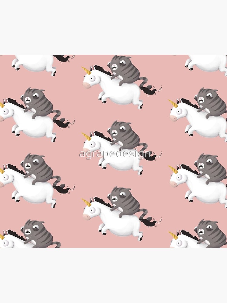 Cat and Unicorn by agrapedesign