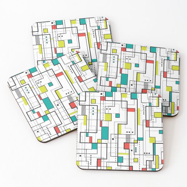 Item preview, Midcentury Modern Circuitry  designed and sold by Makanahele.