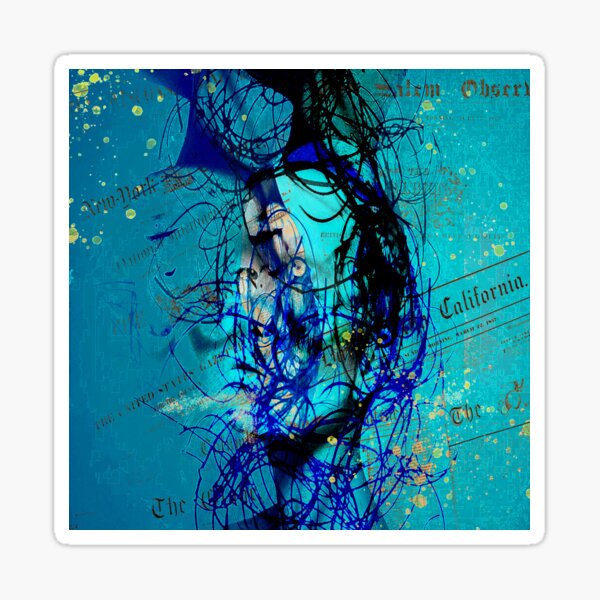 Indigo Sticker