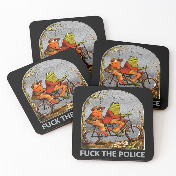Item preview, Cool Frog and Toad - FCK the Police designed and sold by ReadiM98.