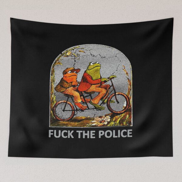 Item preview, Cool Frog and Toad - FCK the Police designed and sold by ReadiM98.