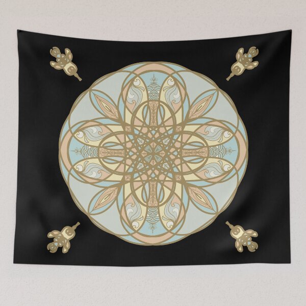 Item preview, Soft Color Mandala Element Art, Rupa-Mandala Earth, Water, Air, Fire, The four elements of nature. designed and sold by PalinoColour.