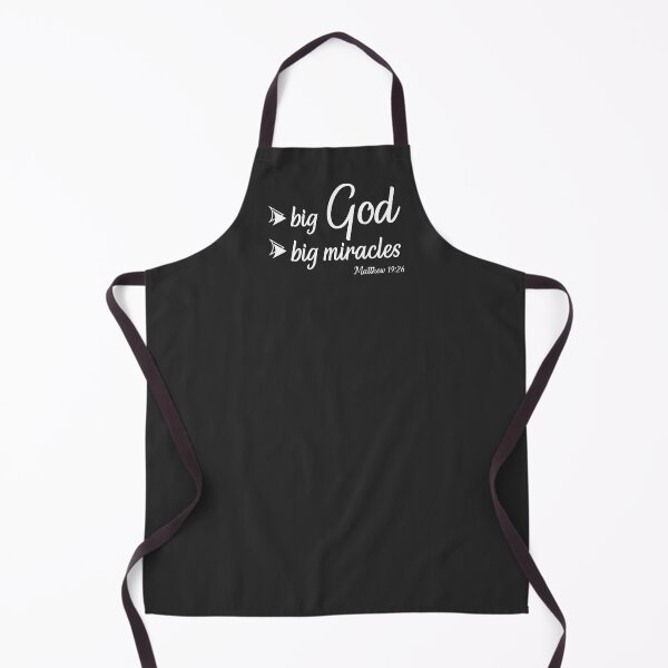 Item preview, Christian Bible Verse - Big God, Big Miracles - Matthew 19 verse 26 designed and sold by simplydesignart.