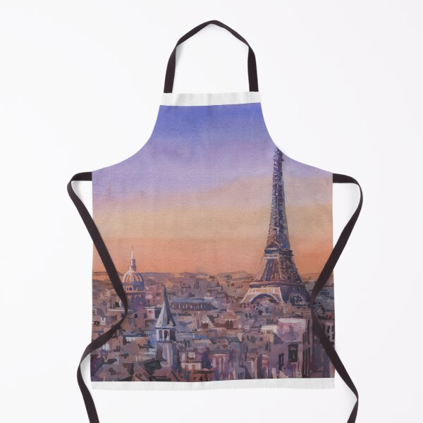 Item preview, Watercolor painting Eiffel Tower Paris, France artwork designed and sold by rfoxphoto.
