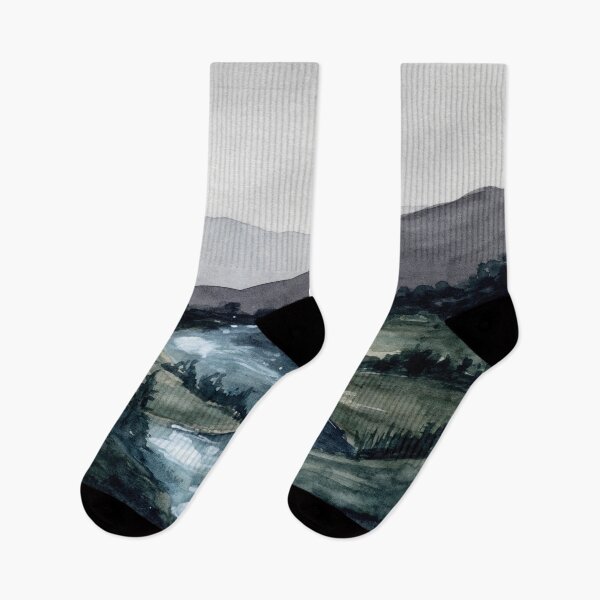 Item preview, Calm Mountain Landscape designed and sold by Pattokarts.
