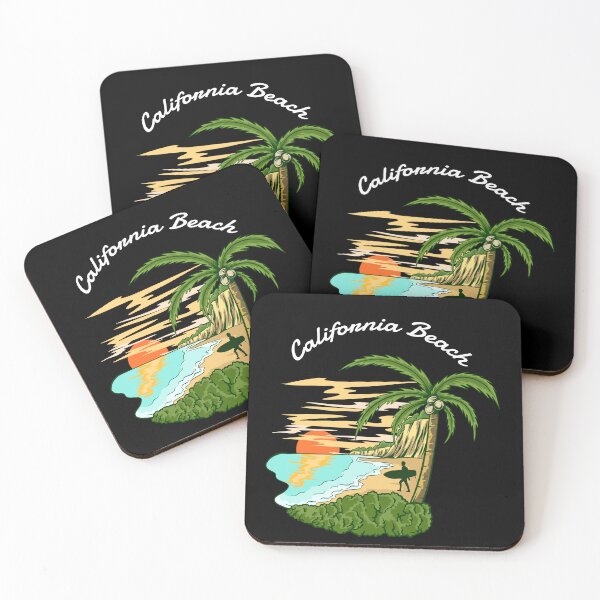 Item preview, California beach designed and sold by pnkpopcorn.