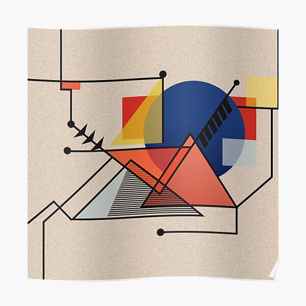 Midcentury Modern Abstraction Poster