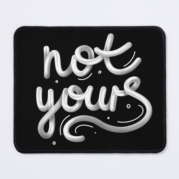 Item preview, Not yours (silver) designed and sold by xeniaskazka.
