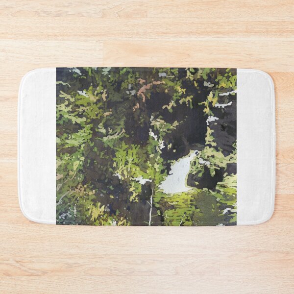 Item preview, Linville Falls in the Blue Ridge moutains- North Carolina.  Watercolor painting Linville Falls designed and sold by rfoxphoto.