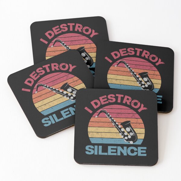 Item preview, Bass Clarinet Clarinetist Clarinet Player I Destroy Silence designed and sold by ShopTheStyle.