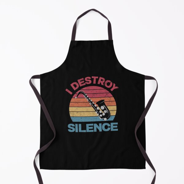 Item preview, Bass Clarinet Clarinetist Clarinet Player I Destroy Silence designed and sold by ShopTheStyle.