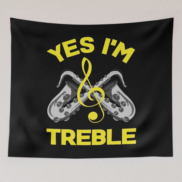 Item preview, Bass Clarinet Clarinetist Clarinet Player Yes Im Treble designed and sold by ShopTheStyle.