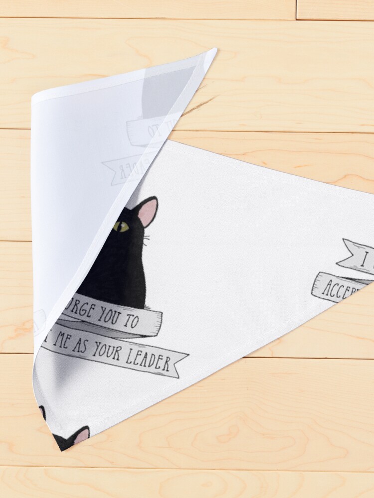 Alternate view of Salem Saberhagen - black cat quote Pet Bandana