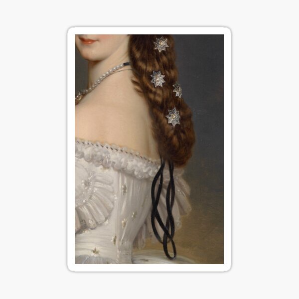 Sisi Hairstyle - Painting Detail Sticker