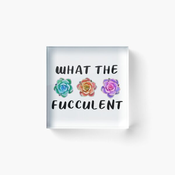 Item preview, Succulents what the fucculent cactus t-shirt  designed and sold by cizito.
