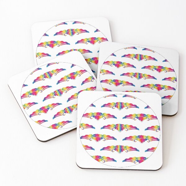 Item preview, Symbol 112 multicolored bat designed and sold by vincentbiollaz.