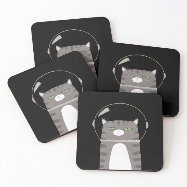 Item preview, Space Cat Astronaut designed and sold by agrapedesign.