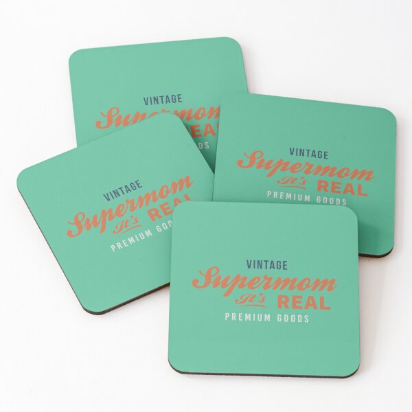Item preview, Vintage SuperMom premium goods (Navy, Orange & Grey) designed and sold by Pococino.