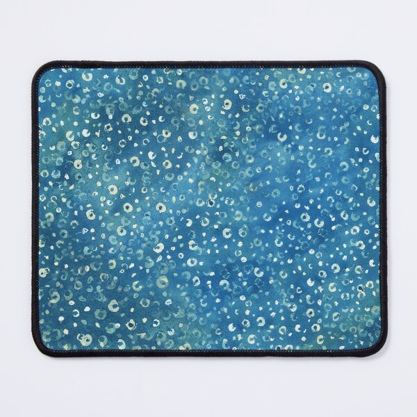 Item preview, raindrops watercolor pattern in blue designed and sold by rysunki-malunki.