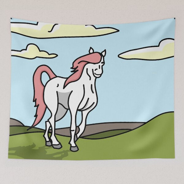 Artikelvorschau, Tinas Pink Mane Horsey entworfen und verkauft von leelahenry.