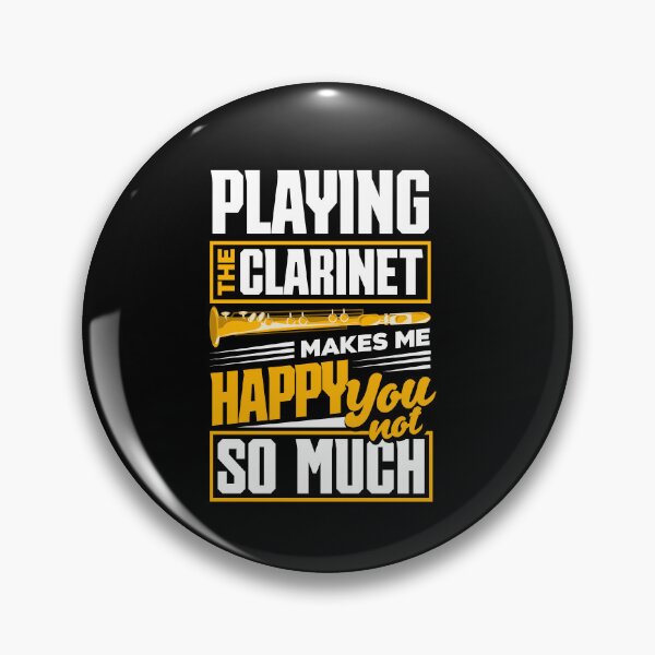 Item preview, Bass Clarinet Clarinetist Clarinet Player Makes Me Happy Pun designed and sold by ShopTheStyle.