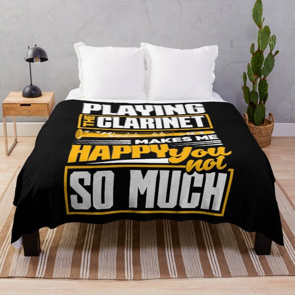 Item preview, Bass Clarinet Clarinetist Clarinet Player Makes Me Happy Pun designed and sold by ShopTheStyle.