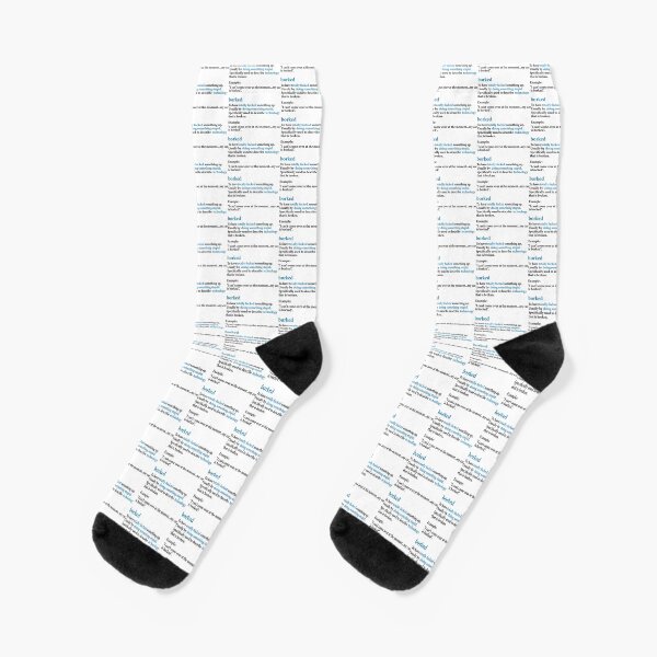 Urban Dictionary Definitions Socks for Sale | Redbubble Urban Dictionary Definitions Socks for Sale | Redbubble