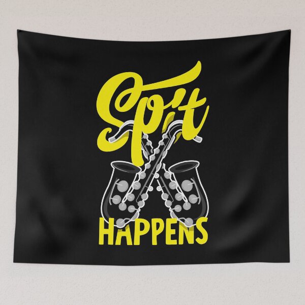 Item preview, Bass Clarinet Clarinetist Clarinet Player Spit Happens designed and sold by ShopTheStyle.