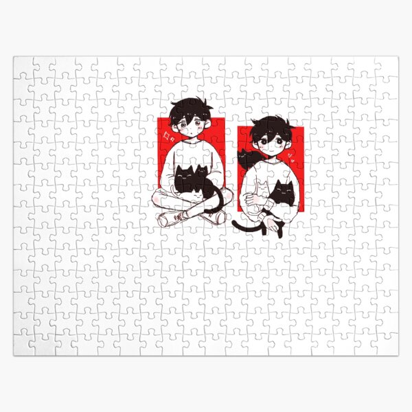 Omori RPG Game Sunny and Basil Perler Keychain or Magnet or Pin or Sprite