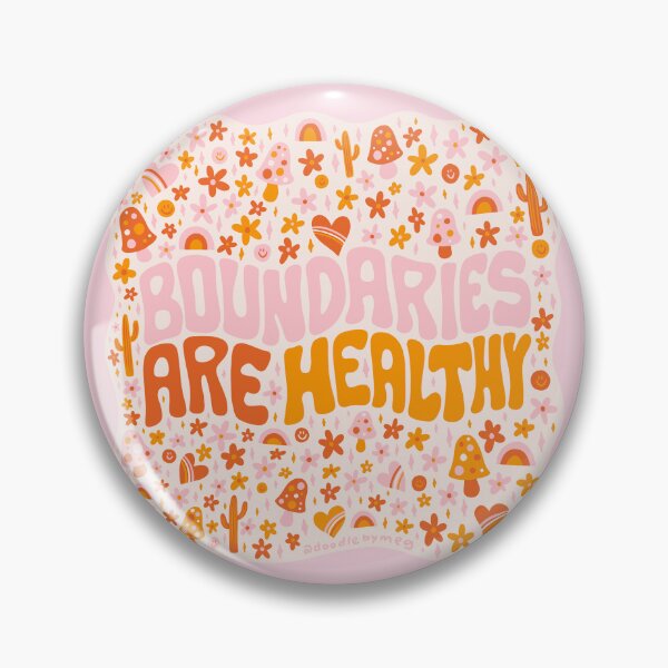 Item preview, Boundaries Are Healthy designed and sold by doodlebymeg.