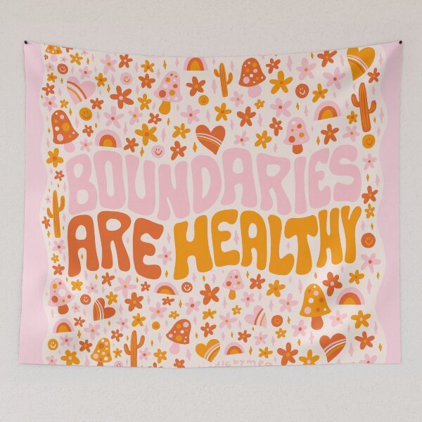 Item preview, Boundaries Are Healthy designed and sold by doodlebymeg.