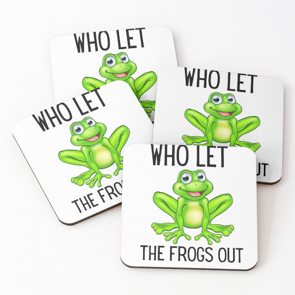 Item preview, Who Let The Frogs Out designed and sold by Chanchane Store.