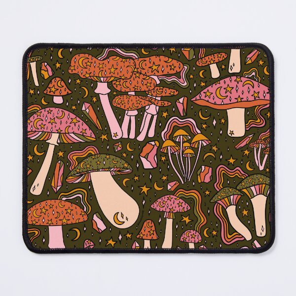 Item preview, Magic Mushrooms Print designed and sold by doodlebymeg.