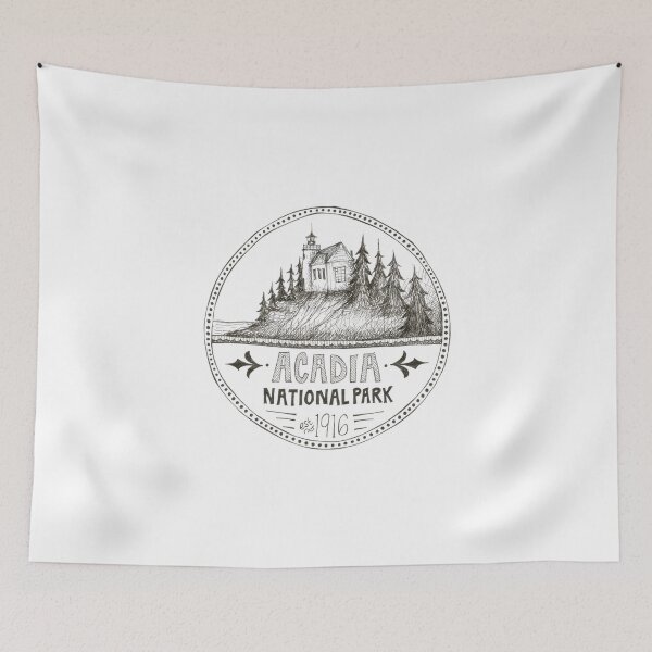 Item preview, Acadia National Park Circle designed and sold by Stacey Oldham.
