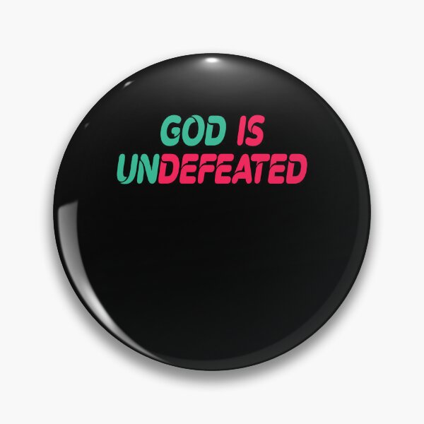 Item preview, GOD IS UNDEFEATED designed and sold by ClothingTX3.