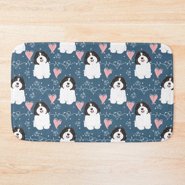 Item preview, LOVE Black White Havanese Dog designed and sold by Lulupainting.