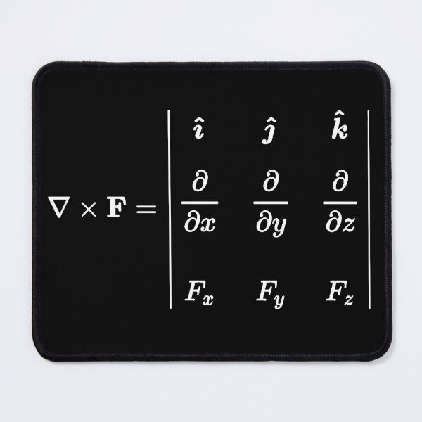 Item preview, Curl definition, differential operators dark version designed and sold by NoetherSym.
