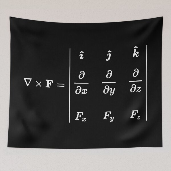 Item preview, Curl definition, differential operators dark version designed and sold by NoetherSym.