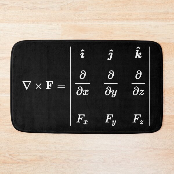 Item preview, Curl definition, differential operators dark version designed and sold by NoetherSym.