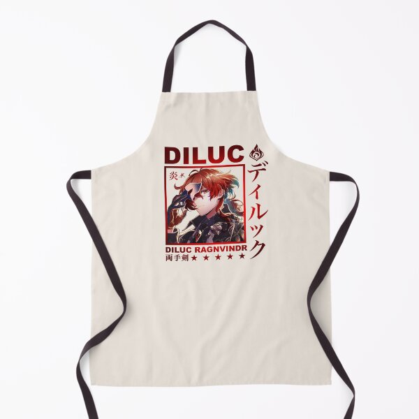 Item preview, Diluc Genshin Impact (red version) designed and sold by LokittyLevi.