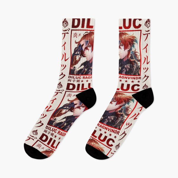 Item preview, Diluc Genshin Impact (red version) designed and sold by LokittyLevi.