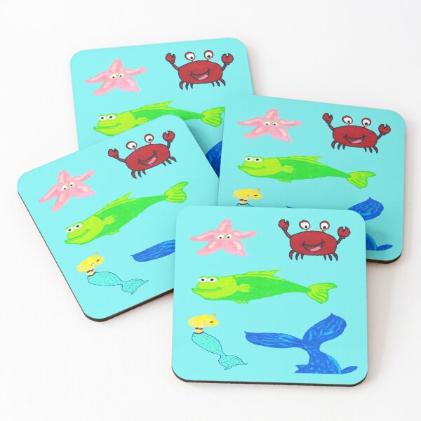 Item preview, Mermaid Friends - Original artwork by Dody Denman, BabeMonetArt designed and sold by MoxyMermaid.