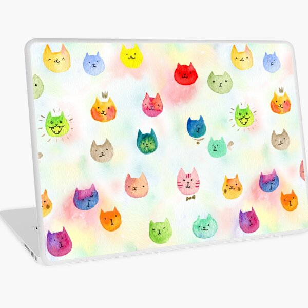 Cat confetti Laptop Skin