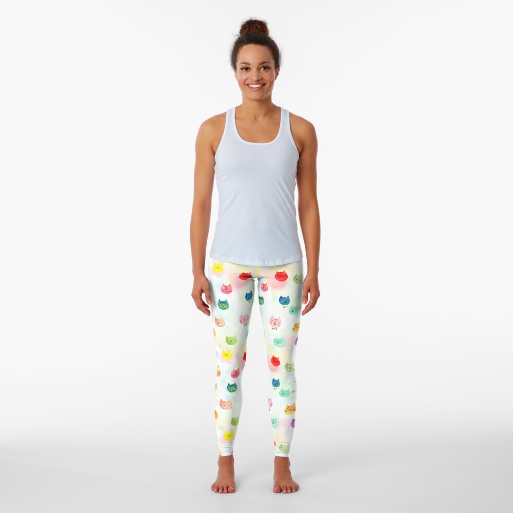 Cat confetti Leggings
