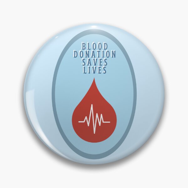 Item preview, Blood Donation Saves Lives Blue designed and sold by Absolute-Garlic.