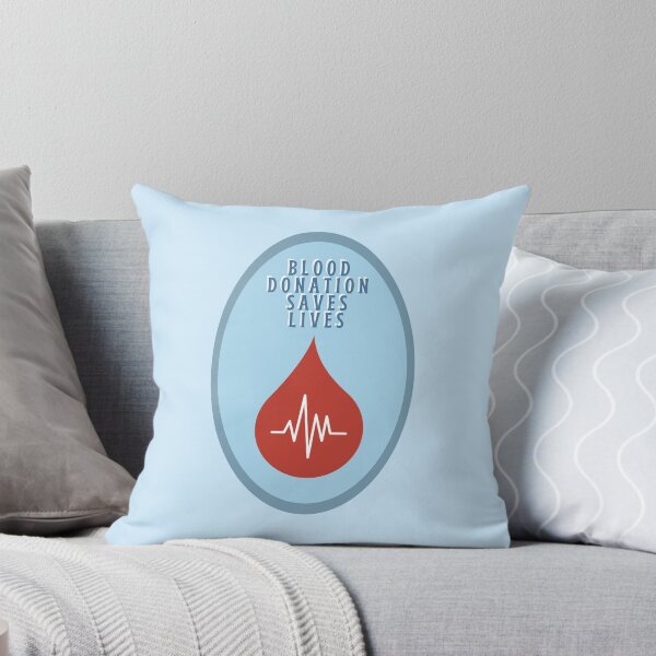 Item preview, Blood Donation Saves Lives Blue designed and sold by Absolute-Garlic.