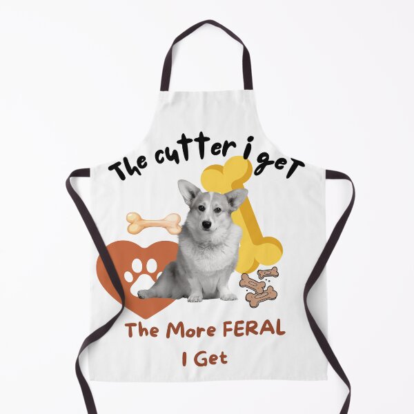 Item preview, The Cutter I Get The More Feral I Get Puppy, I Am Feral Dog With Bones, designed and sold by SolSel ⭐⭐⭐⭐⭐.